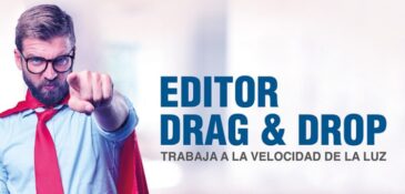 Editor Drag & Drop – Trabaja a la velocidad de la luz