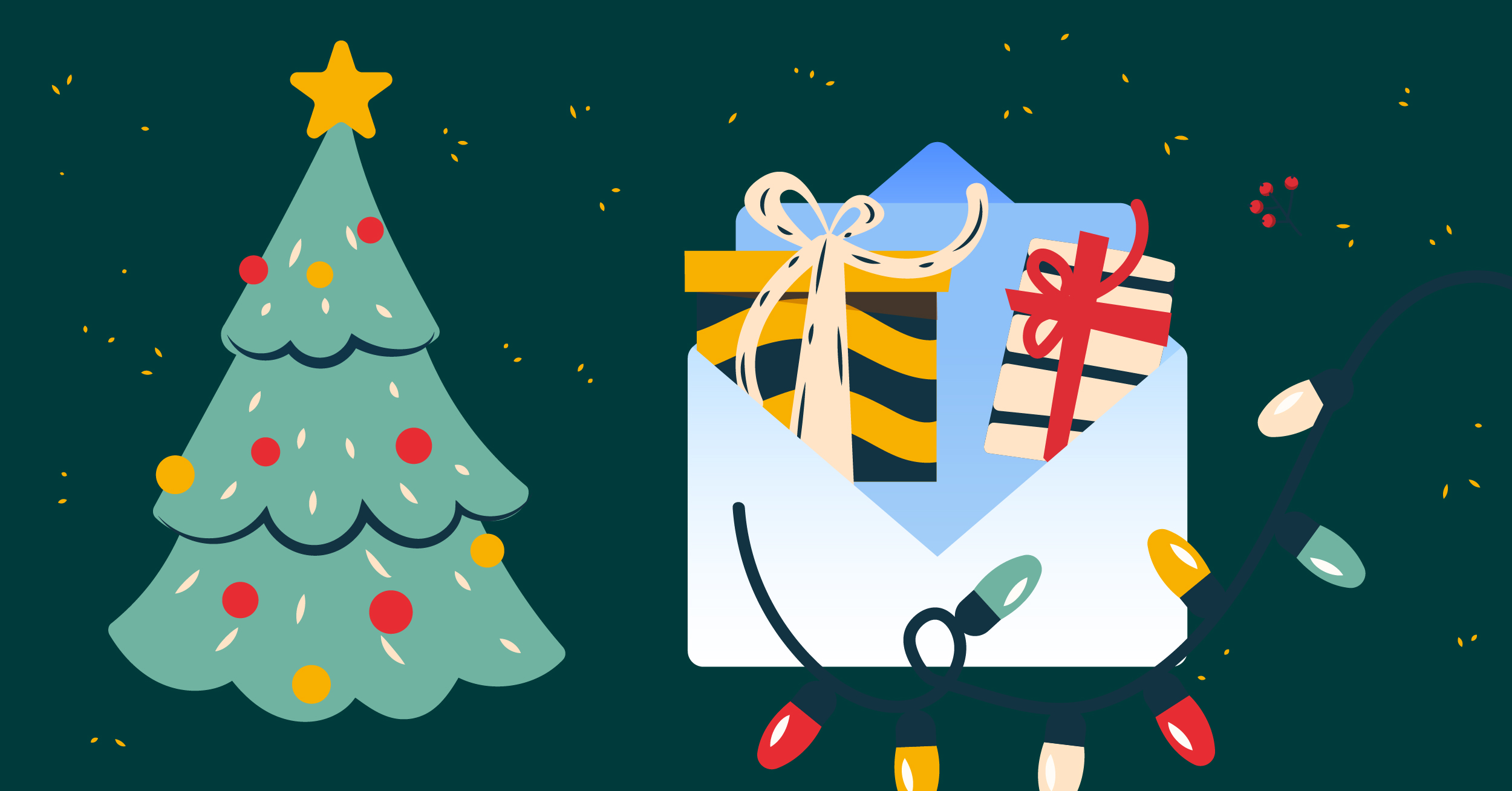Los 10 mejores ejemplos de correos electrónicos para Navidad